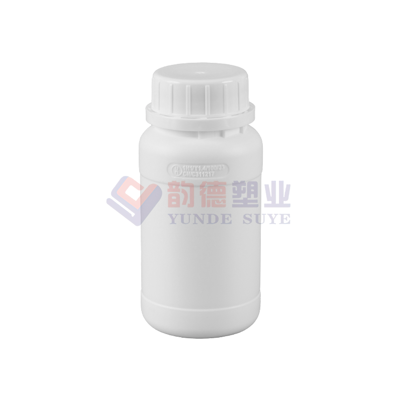 Flacon rond fluoré épaissi anti-pénétration 200 ml-01