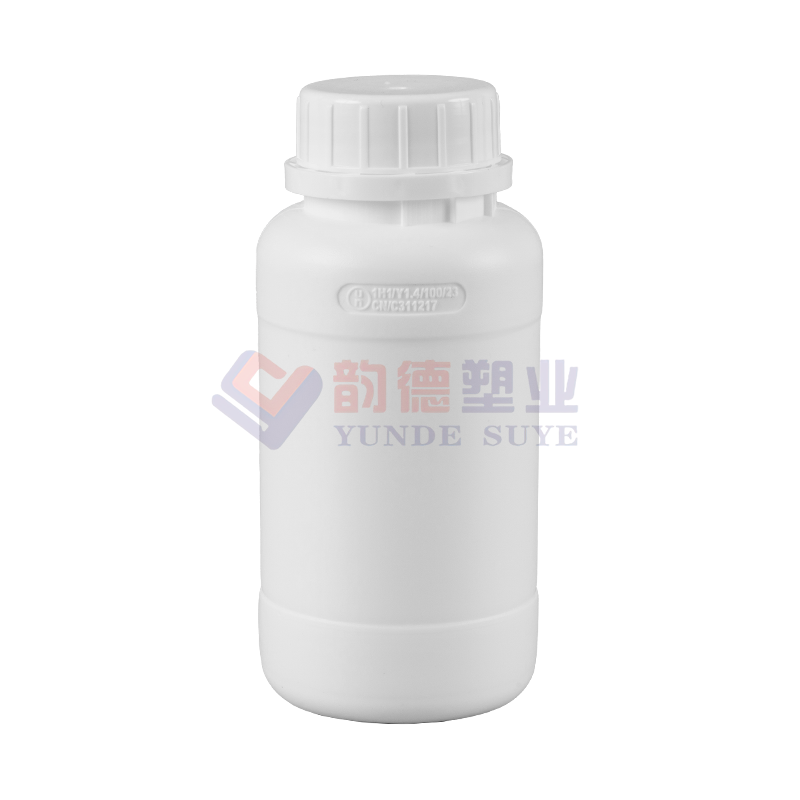 Bouteille ronde fluorée épaissie de capacité moyenne à haute barrière 300 ml-01
