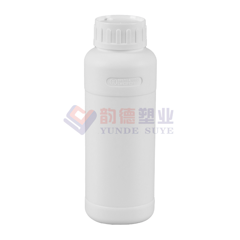 Grande bouteille ronde de fluorure de stockage durable 500 ml-02 (version épaissie)